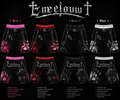 Emeloww EL Dragon Cross Denim Shorts